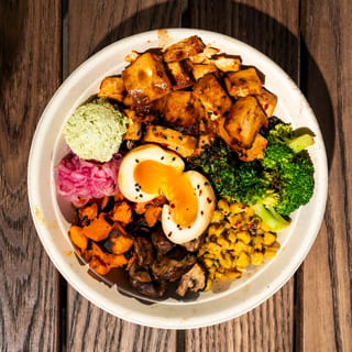 Build Your Own Sambal-Glazed Tofu Bowl